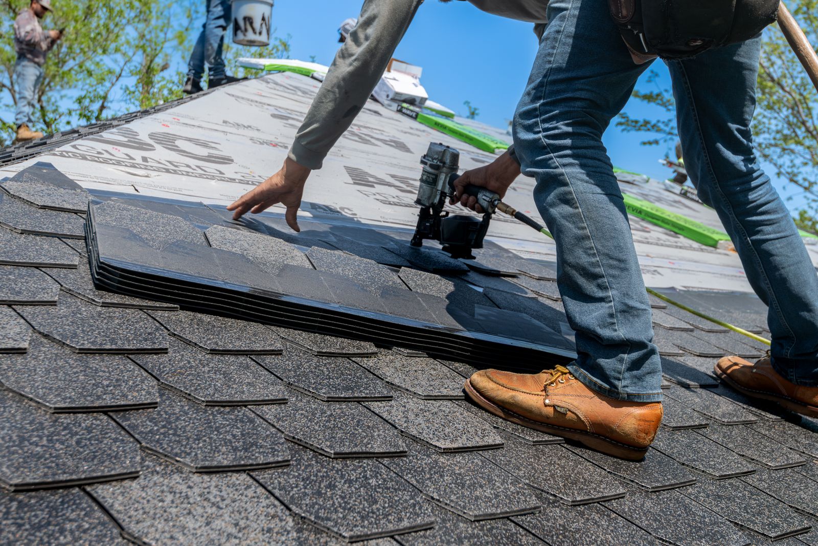 Flashing repair after a nor'easter
