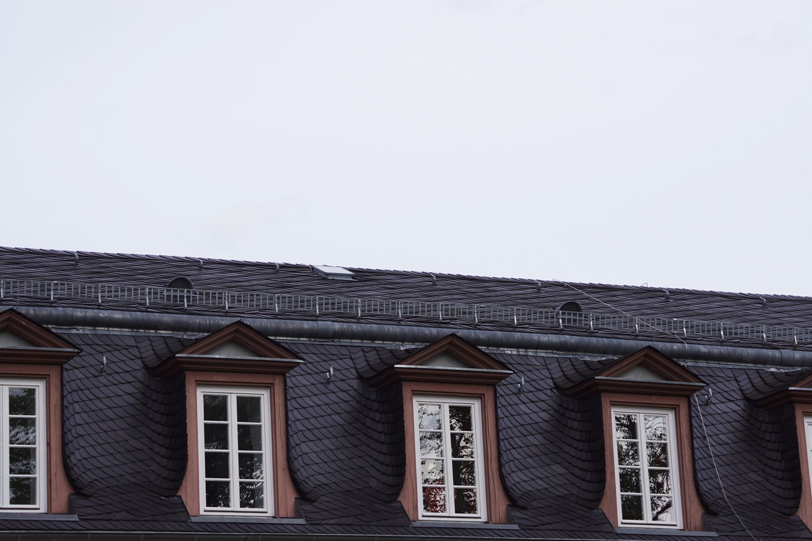 Slate mansard restoration, Back Bay